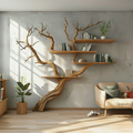 Tree Branch Shelf Wall Mount Bookshelf